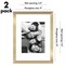 Americanflat 2 Pack of Picture Frames with Mat - Plexiglass Cover